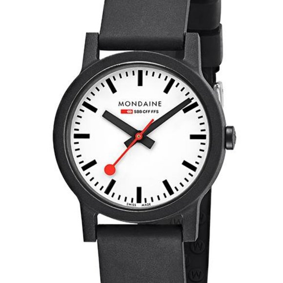 Mondaine Essence 32mm Renewal Raw White Dial Ladies Quartz Watch MS1.32110.RB - Picture 1 of 1